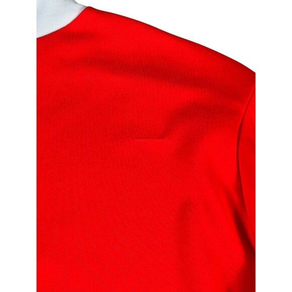 Pearl Izumi Cycling Jersey Red White Mens Sz XL Stretch Long Sleeve Back Pockets - Picture 10 of 12